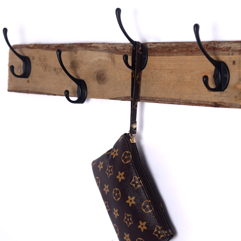 Dseap Coat Hooks Wall Mounted, Pack of 10, Metal Hooks for Hanging, Black - Image 3